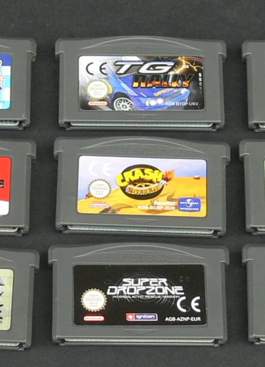 Nine Gameboy Advance Games